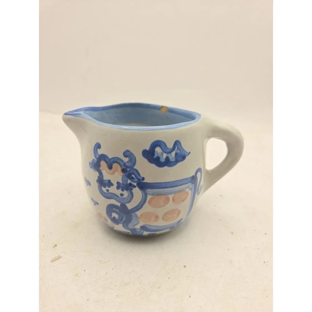 M.A. Hadley creamer pitcher cow farmhouse milk syrup 3 1/2